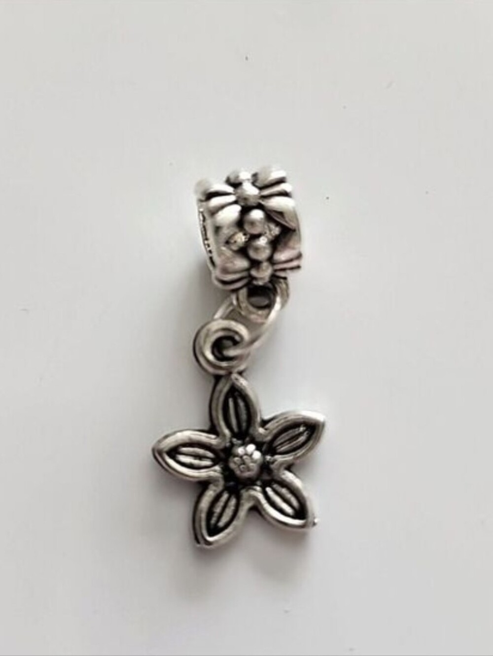 FLOWER Charm Will FIT Pandora and other European Systems or Pendant